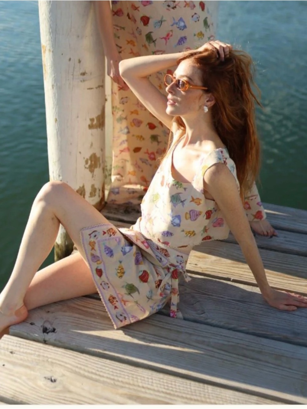 Louise New York Phoebe Set in Fête de la Mer